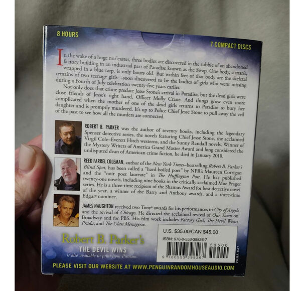 NEW Sealed Robert B. Parker's The Devil Wins A Jesse Stone Novel Audio CD - Picture 5 of 6